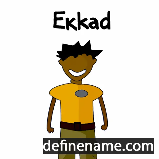 cartoon of the name Ekkhard