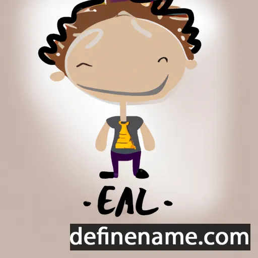 cartoon of the name Elai