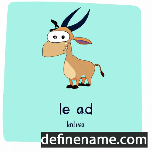 cartoon of the name Eland