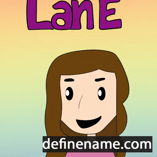 cartoon of the name Elane