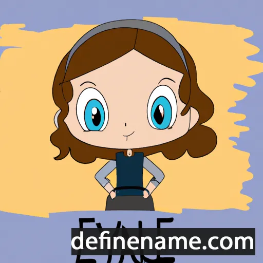 cartoon of the name Elayne