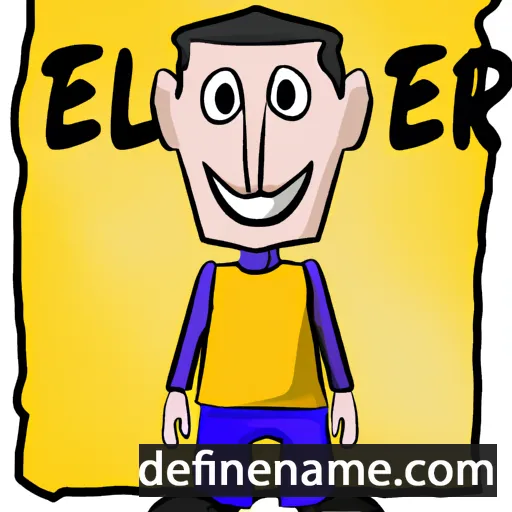 cartoon of the name Elber