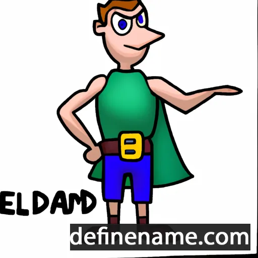 Eldrian cartoon