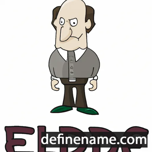 cartoon of the name Eldridge