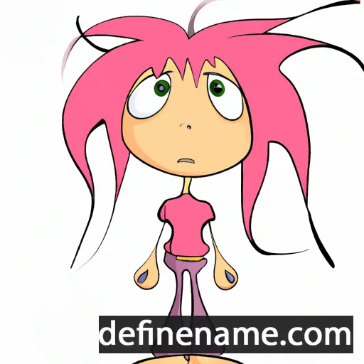 cartoon of the name Elecia