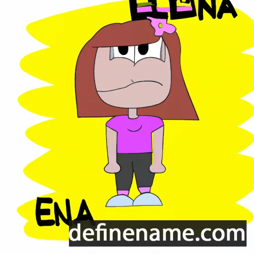 Eleena cartoon