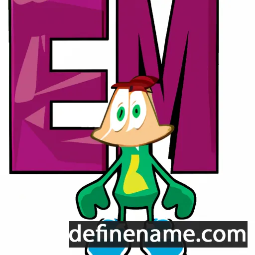 cartoon of the name Elem