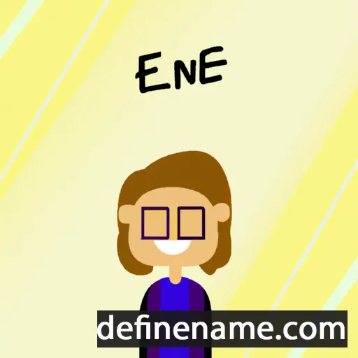 cartoon of the name Elenæ