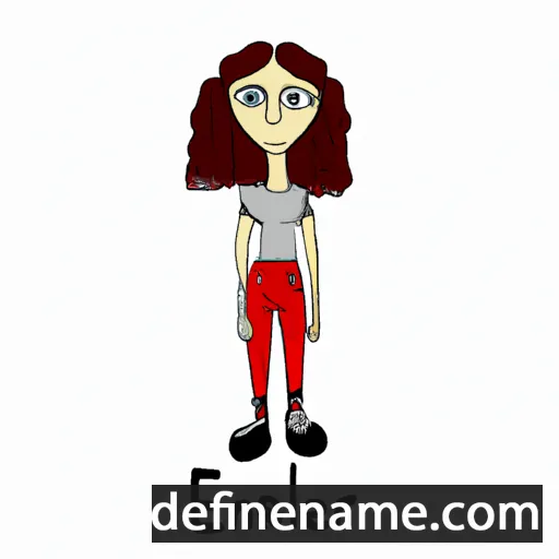 cartoon of the name Elener