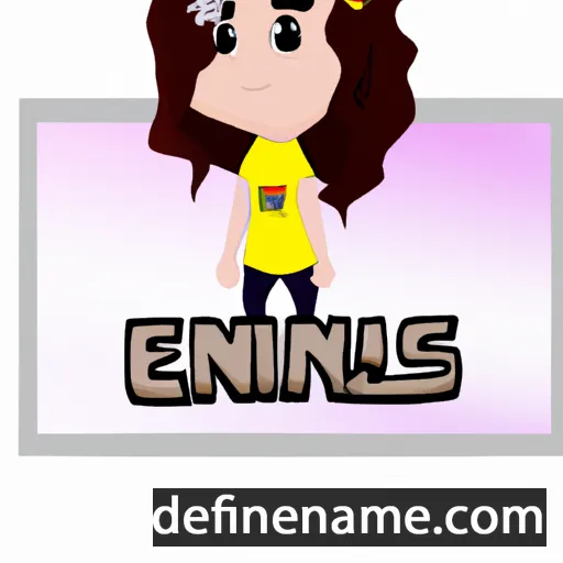 cartoon of the name Elenis