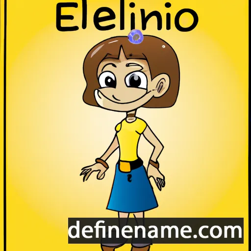 cartoon of the name Elenitsa