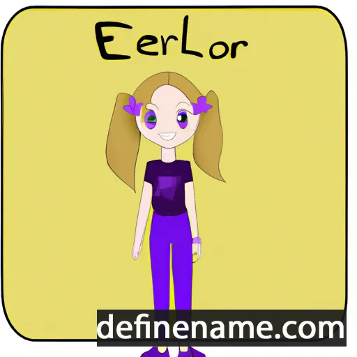 cartoon of the name Elenor