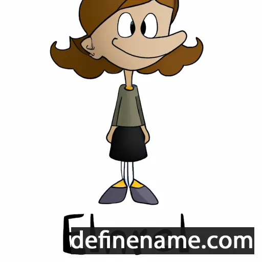 cartoon of the name Elenore