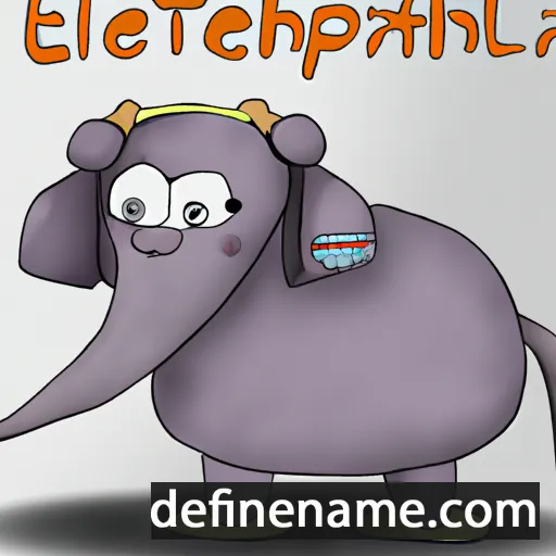 cartoon of the name Elepheletta