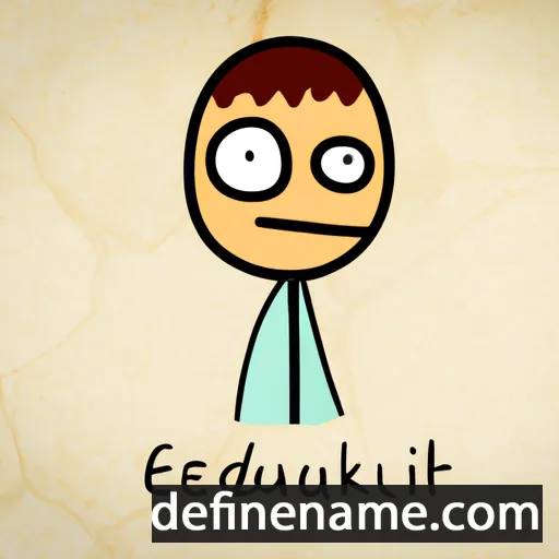 cartoon of the name Eleukadiusz