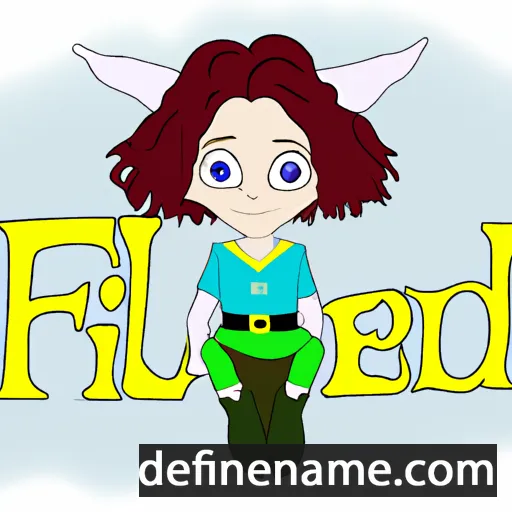 Elfriide cartoon