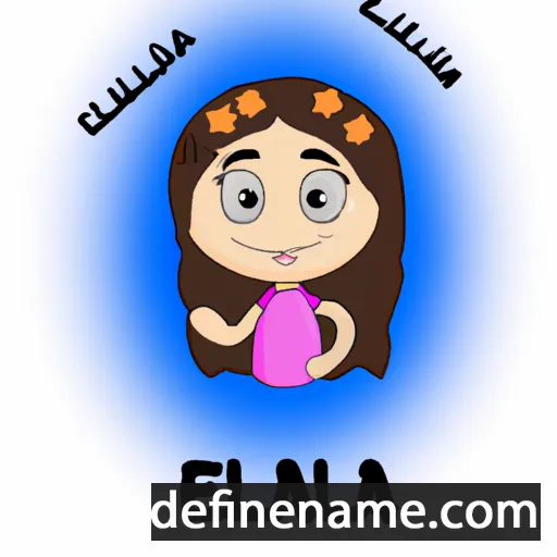 cartoon of the name Elghalia