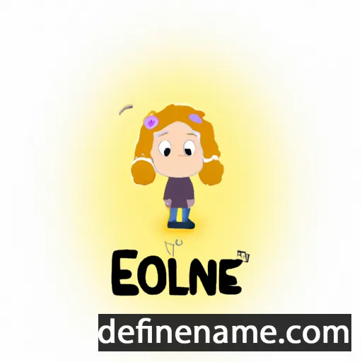 Éloane cartoon