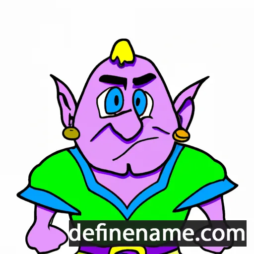 cartoon of the name Elínbergur