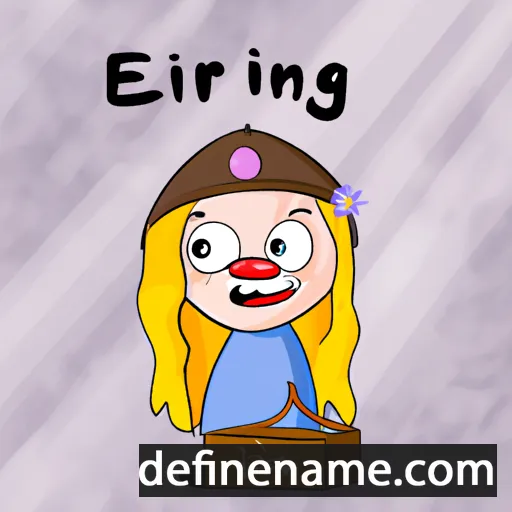 Elínbjörg cartoon