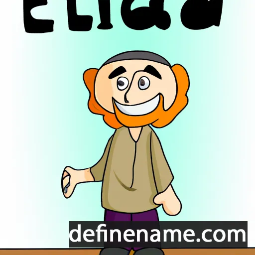 cartoon of the name Eliad