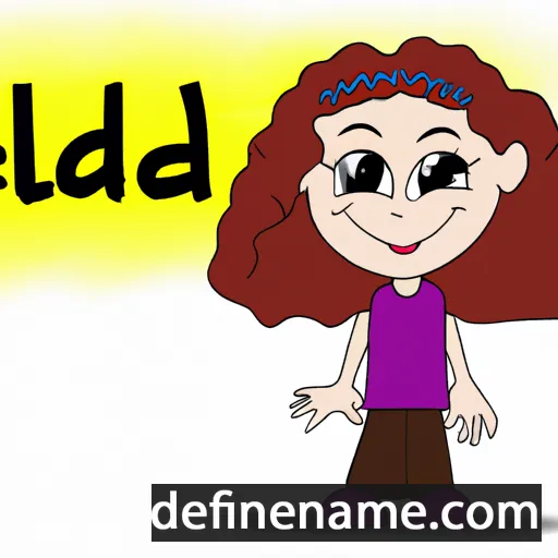 cartoon of the name Eliadah