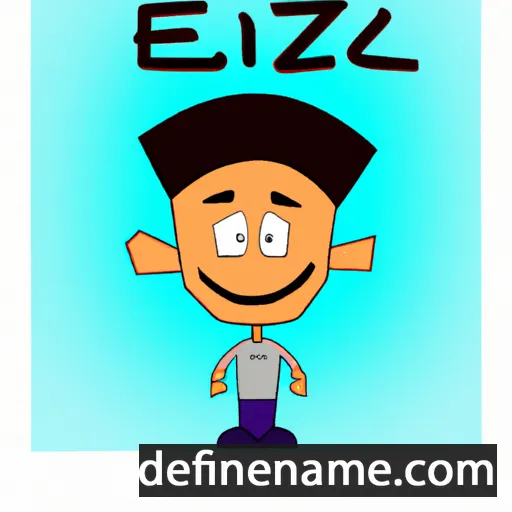 cartoon of the name Eliaz