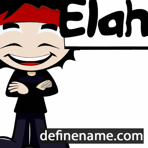 cartoon of the name Eligah