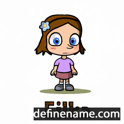 cartoon of the name Elika