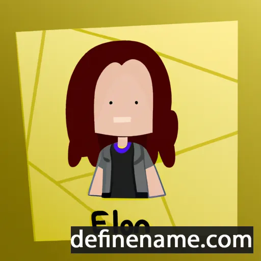 cartoon of the name Eliona