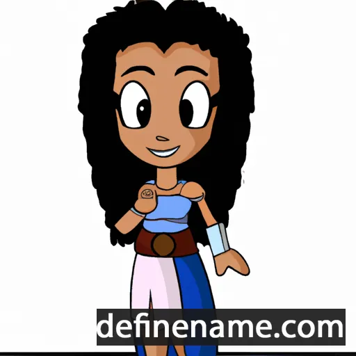 cartoon of the name Eliorah