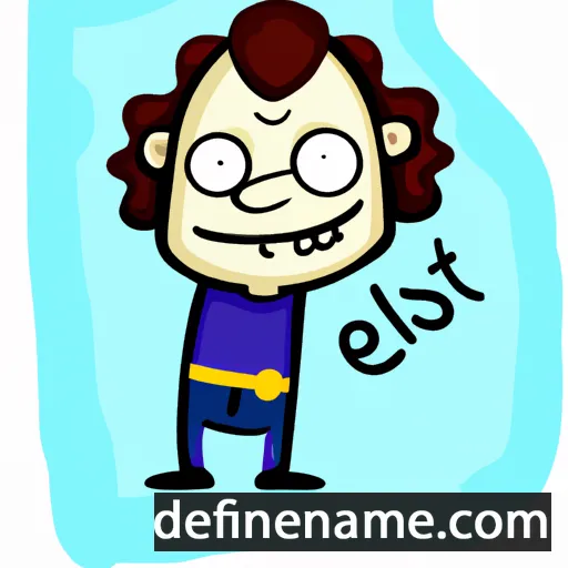 cartoon of the name Elisot