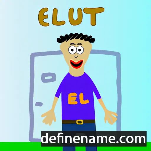 cartoon of the name Eliut