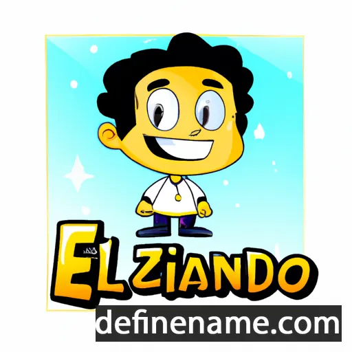 cartoon of the name Elizandro