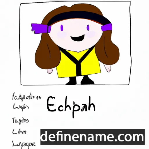 cartoon of the name Elizaphan