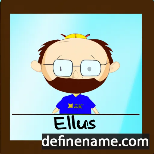 cartoon of the name Elizeus