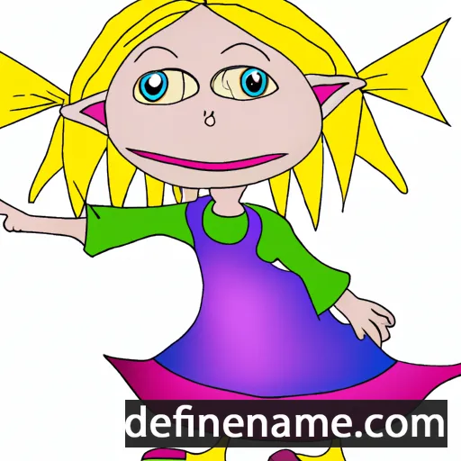 cartoon of the name Elja