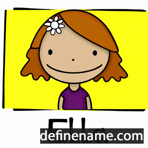 cartoon of the name Ella