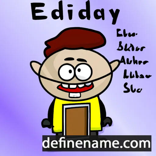 cartoon of the name Ellarudy