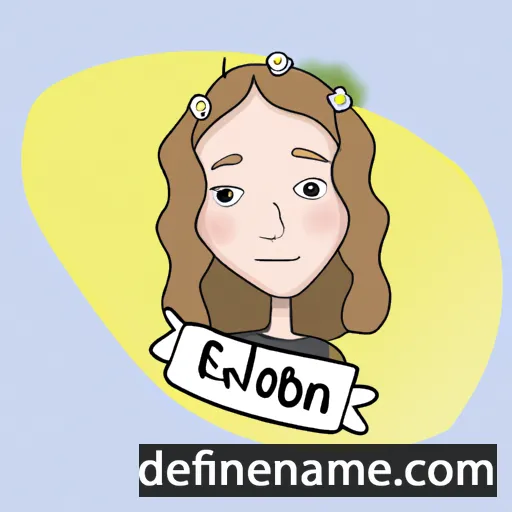 cartoon of the name Elleanor