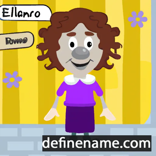 cartoon of the name Ellenora