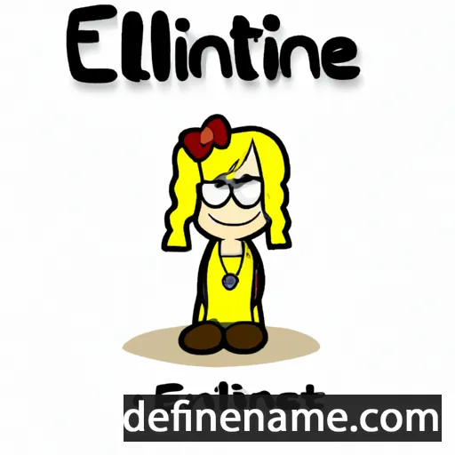 Ellentine cartoon