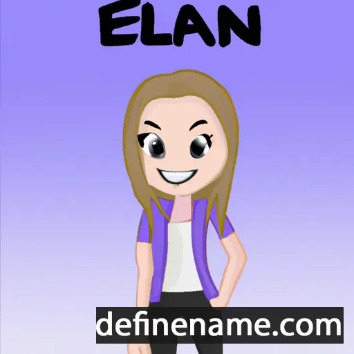 Ellianne cartoon