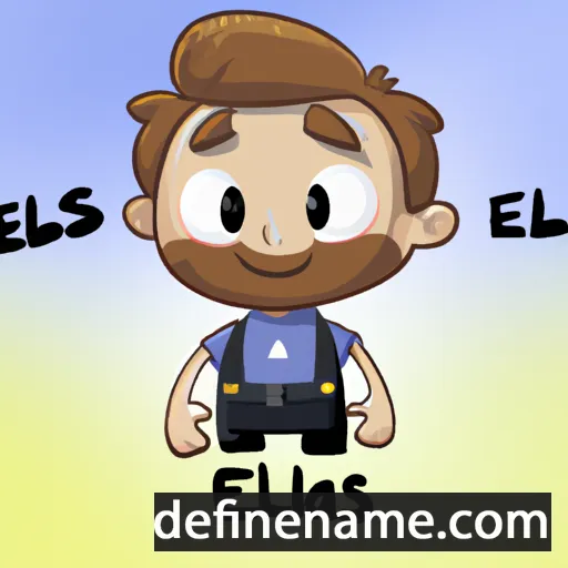 cartoon of the name Ellias