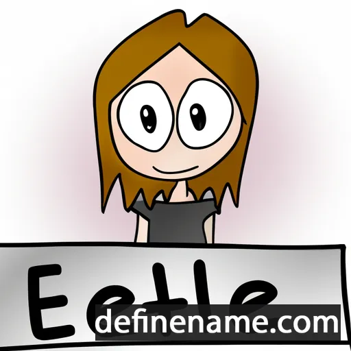 Elliette cartoon