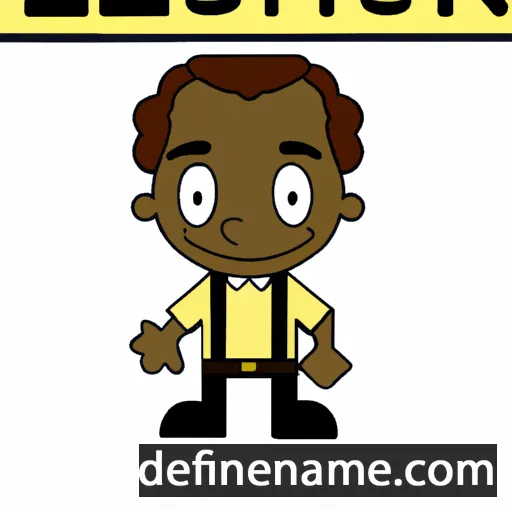 cartoon of the name Elliston