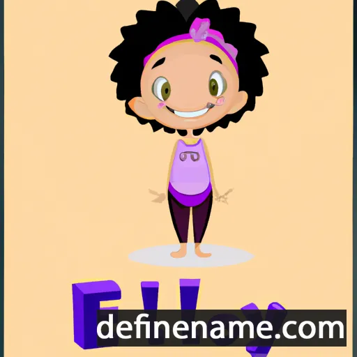 cartoon of the name Ellory