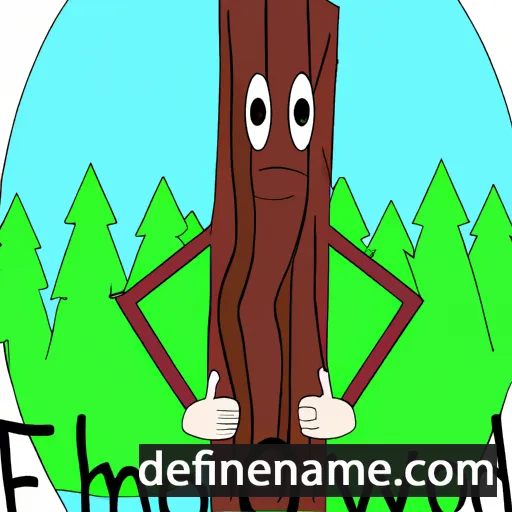 cartoon of the name Ellwood