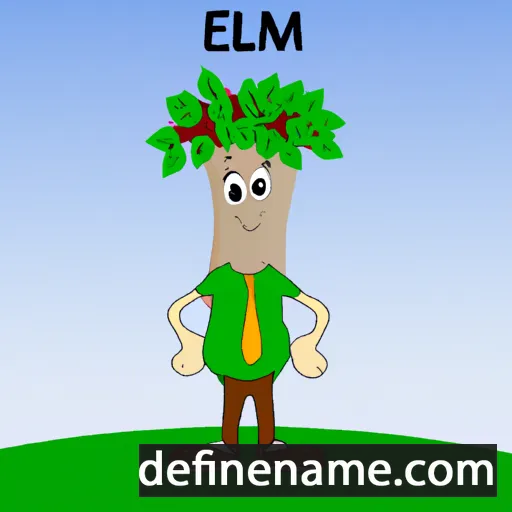 cartoon of the name Elm