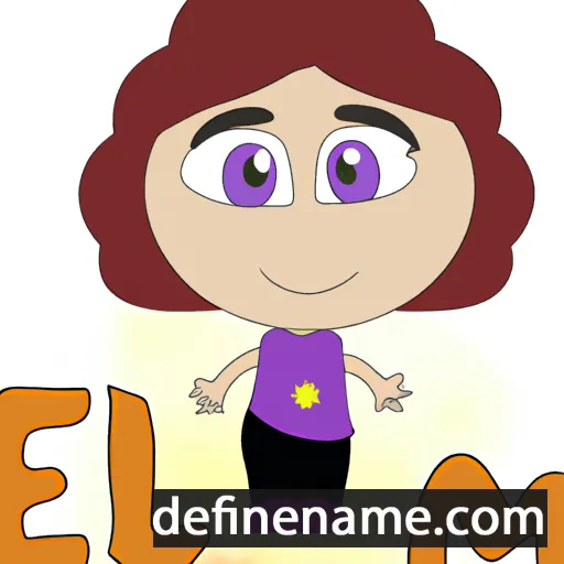 cartoon of the name Elma